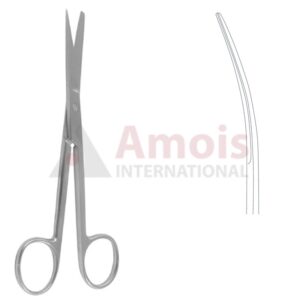 Deaver Scissors Blunt Sharp Curved 14cm (5 1/2") TC