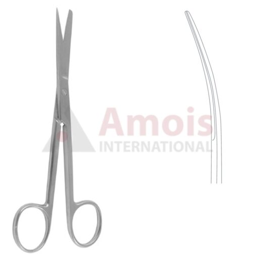 Deaver Scissors Curved Blunt Sharp 14cm (5 1/2")