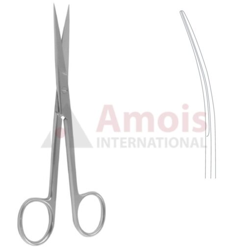 Deaver Scissors Curved Sharp Sharp 14cm (5 1/2")