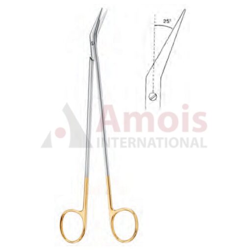 Debakey Scissors 19cm Angled 25 Degree TC