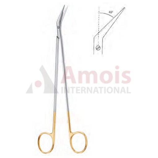 Debakey Scissors 19cm Angled 45 Degree TC