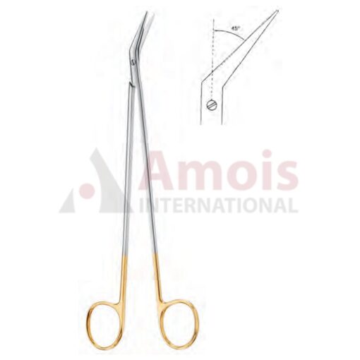 Debakey Vascular Scissors Angled 45 Degree 27.5cm