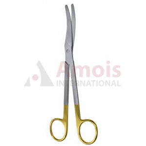 Episiotomy Scissors Serrated Curved TC