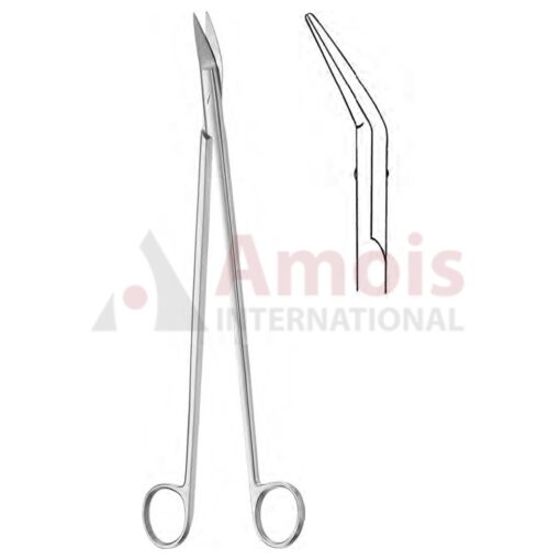 Finochietto Scissors 27cm, 28mm Blade Curved