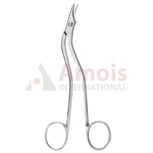 Heath Ligature Scissors Curved 15cm (6")
