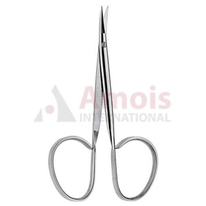 Iris Scissors Large Rings Pointed Curved 9.5cm (3 3/4")