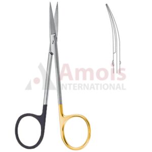 Iris Scissors Tc Curved 11.5cm (4 1/2") Supercut