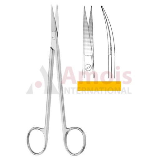 Kelly Scissors Curved TC 16cm (6 1/4")