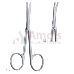 Lexer Baby Scissors Curved 10cm (4")