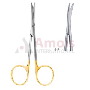 Lexer Baby Scissors Curved 10cm (4") TC