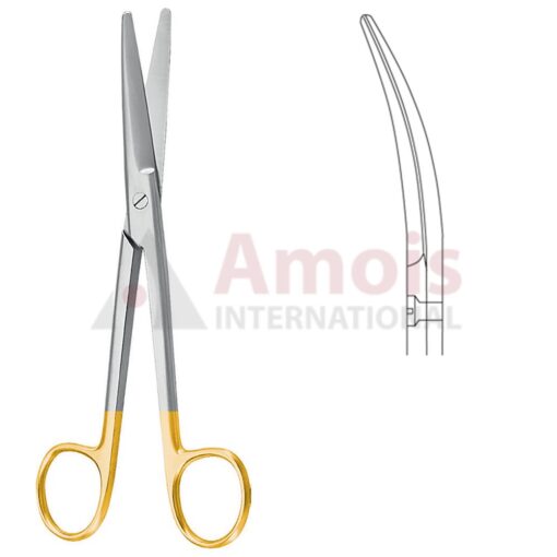 Mayo Scissors Curved TC