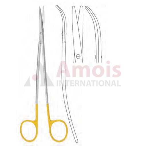 Metzenbaum Scissors S-Shaped Curved TC