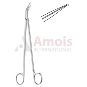 Mills Scissors Vascular Buttoned Curved 22cm