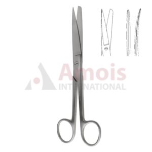 Moleskin Scissors Curved 19cm (7 1/2")