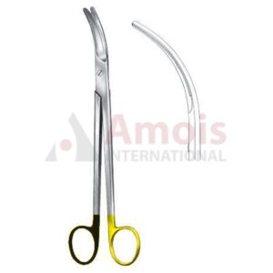 Parametrium Scissors Straight Curved 22cm Tc Supercut