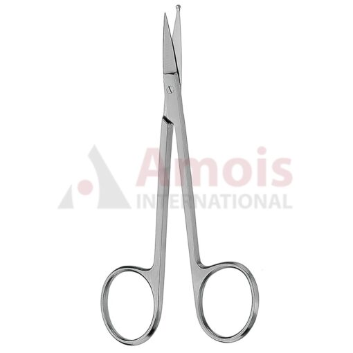 Perwitzchky Vascular/Coronal Scissors 1 Blade Probe Pointed Straight 11cm (4 1/2")