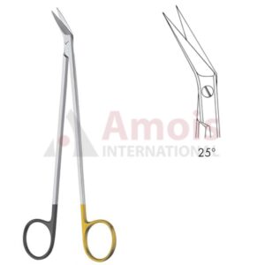 Potts Smith Vascular Scissors Angled 25 Degree 19cm (7 1/2") Tc Supercut