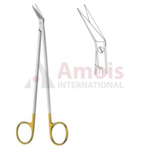 Potts Smith Vascular Scissors Angled 25 Degree TC 19cm (7 1/2")
