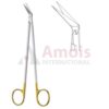Potts Smith Vascular Scissors Angled 40 Degree TC 19cm (7 1/2")