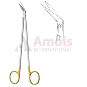 Potts Smith Vascular Scissors Angled 40 Degree TC 19cm (7 1/2")