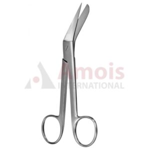 Richter Surgical Scissors Sharp Blunt Angled To Side 14.5cm (5 3/4")