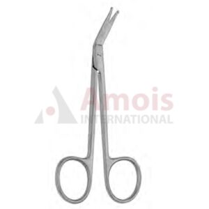 Scissors Angled To Side Probe Point 11.5cm (4 1/2")
