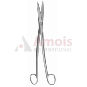 Siebold Gynecological Scissors S-Shaped Curved 24cm (9 1/2")