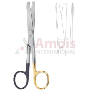 Standard Operating Scissors Blunt Blunt Curved Tc Supercut
