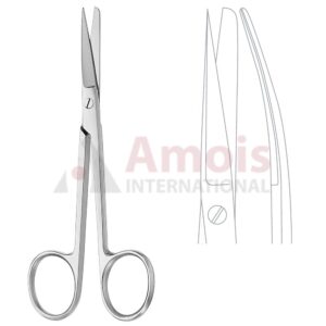 Standard Operating Scissors Delicate Fig 2 Curved 12cm (4 3/4")