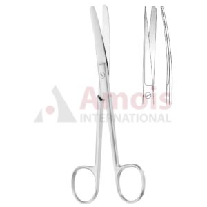 Standard Operating Scissors Delicate Fig 2 Sharp Blunt Curved 14.5cm (5 3/4")