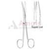 Standard Operating Scissors Delicate Fig 2 Sharp/Blunt Curved 14.5cm (5 3/4") Supercut