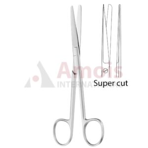 Standard Operating Scissors Delicate Fig 2 Sharp/Blunt Straight 14.5cm (5 3/4") Supercut