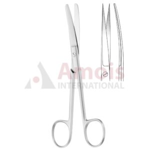 Standard Operating Scissors Delicate Fig 3 Sharp Sharp Curved 14.5cm (5 3/4")