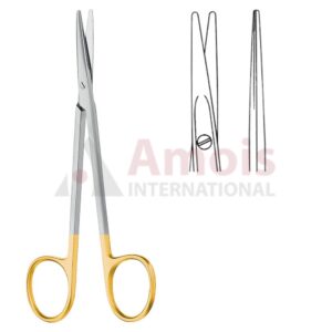 Strabismus Scissors TC Straight 11cm (4 1/4")