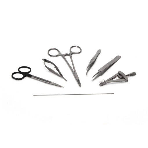 Rat Dissecting Kit – 7-piece surgical instrument set for rat dissection and laboratory research