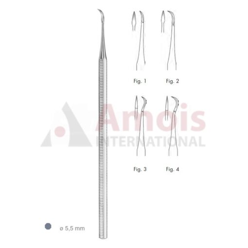 Abott Scaler Single Ended With Octagonal Handle