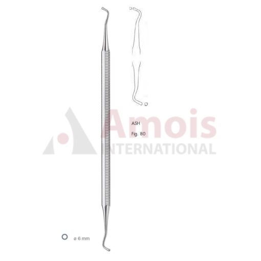 Ash Filling Instrument Double Ended With Octagonal Handle Fig.80