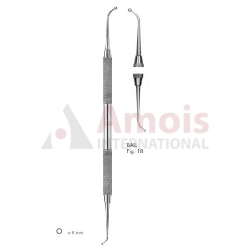 Ball Burnisher Double Ended Fig.18 Round Handle