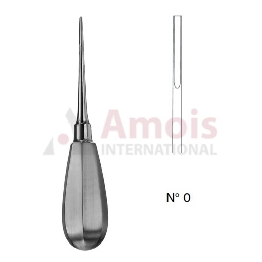 Bein Root Elevator Concave/Flat 13cm 2mm