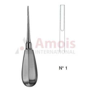 Bein Root Elevator Concave Flat 13cm 3mm