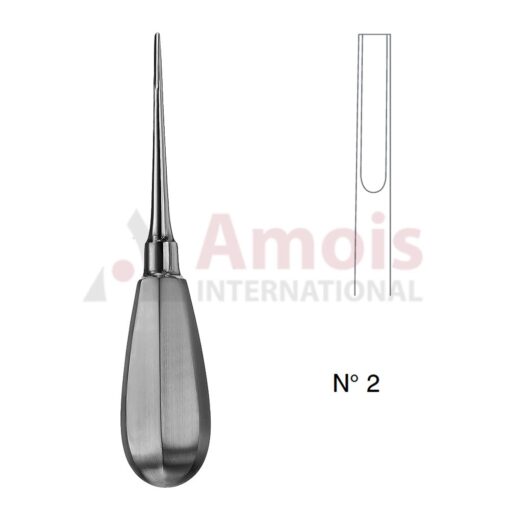 Bein Root Elevator Concave/Flat 13cm 4mm