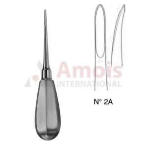 Bein Root Elevator Pointed 13cm 4 Mm Slightly Curved, Fig 2a