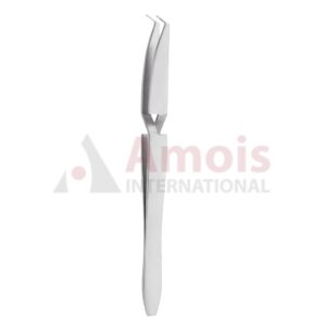 Clamping Tweezer/Bracket Holder Angled 12cm Serrated Jaws, Without Spindle