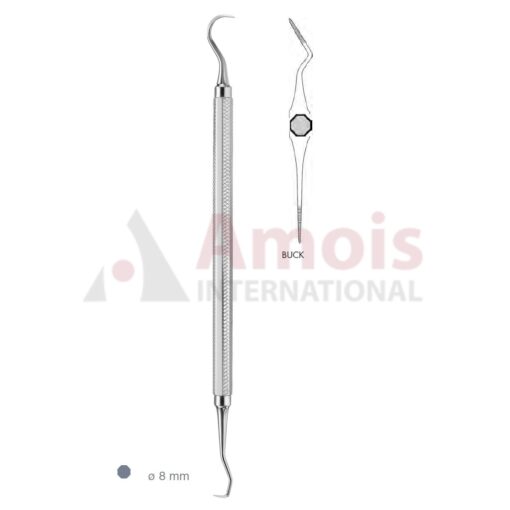 Buck File Interproximal Double Ended With Octagonal Handle Fig.11/12