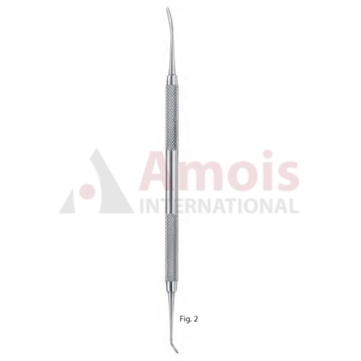 Burnisher Double Ended Fig.2, Beavertail Round Handle (2.6/1.5mm)