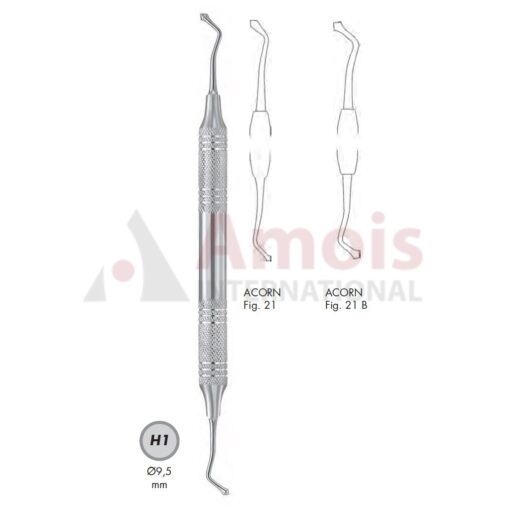 Burnisher Double Ended Extra Light Diameter 10mm Hollow Handle