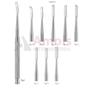 Chandler Bone Chisels 17cm Single Bevel, Used To Shave Bone