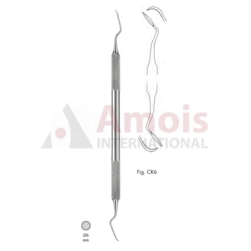 Crane Kaplan Scaler Double Ended With Round Handle Ck6