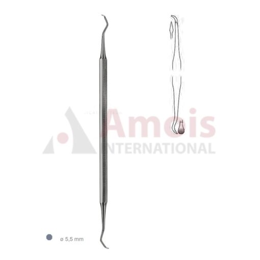 Cumine Scaler Double Ended With Octagonal Handle