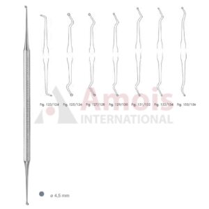Excavator Double Ended With Octagonal Handle Fig.123/124-Fig.155/156